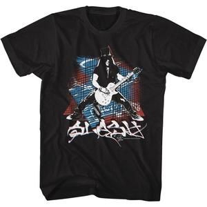Slash Guns N Roses Splash Black Adult T-Shirt